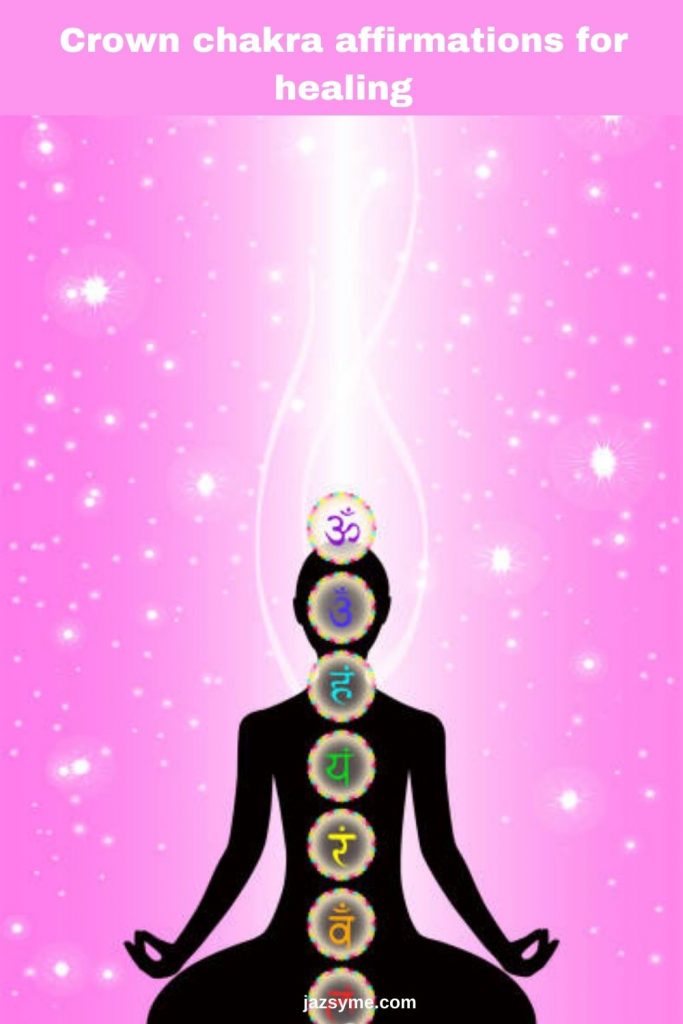 Crown chakra affirmations for healing